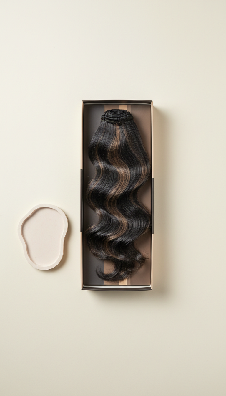 Machine weft Remy extensions